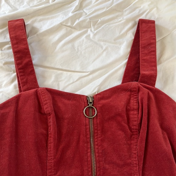 Forever 21 corduroy overall dress, size small - Picture 2 of 3